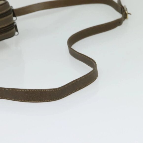 GUCCI GG Supreme Web Sherry Line Shoulder Bag PVC Beige 904 02 049 Auth yk18789 - Picture 8 of 16